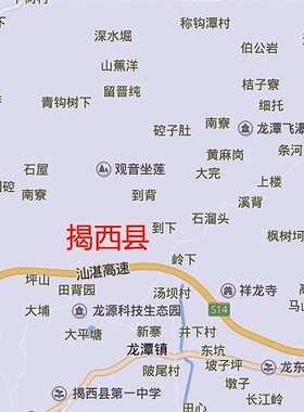 2021新款揭阳市地图贴图办公室挂图高清防水墙壁贴超大装饰画定制