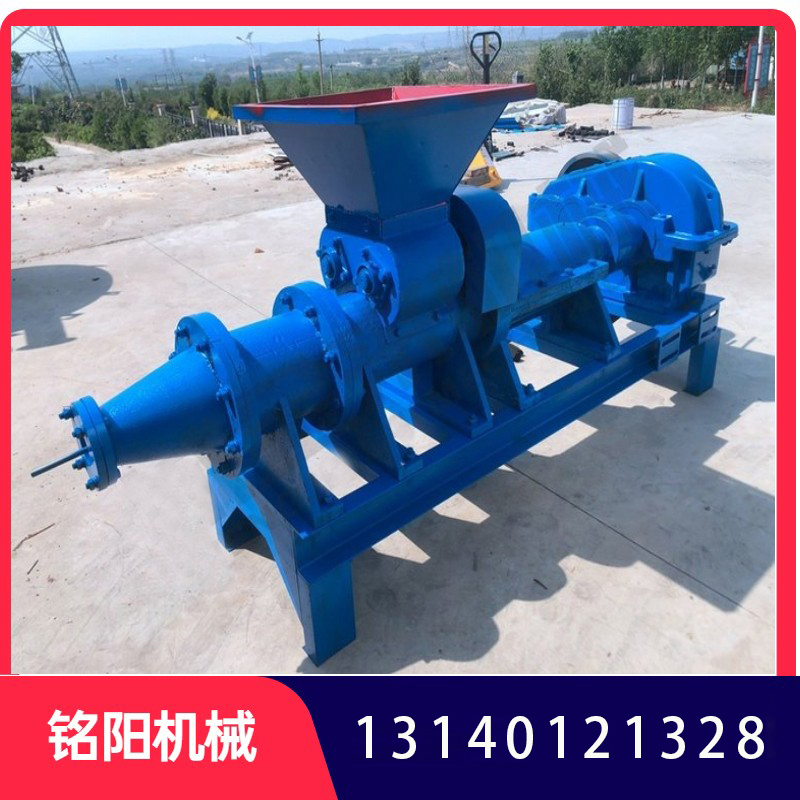 牛粪羊粪挤棒机烧烤炭焦粉煤棒机冲压式螺旋挤压秸杆煤炭粉成型机