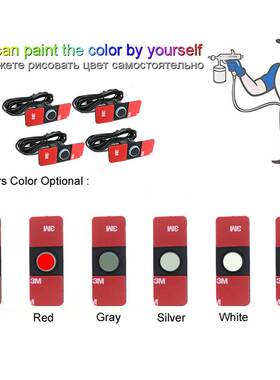 小车通用小月牙前雷达16.5mm探头倒车雷达防撞探头蜂鸣提示距离