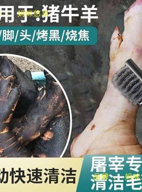 新款猪电动洗猪清毛脚器刷猪头猪脚洗刮蹄牛羊腿脚头商用清EFX洁