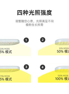 植物生长灯全光谱ed内多肉补光灯明室lDLL植物照灯定时调光厂家直