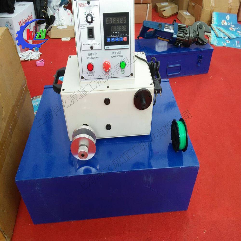小型电钢筋缠设备微电脑控制APR器动排线绕线机器扎钢筋线捆机