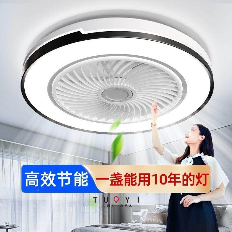 吸顶卧室风灯吊扇灯卧室202灯5新款用带风扇扇的吸顶家客74厅静音图片