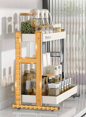 架厨房调料架家台面多层油CW01934盐酱醋置物架多灶功能台用收纳