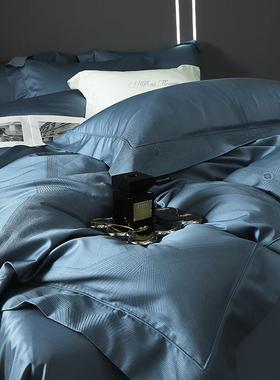 025新款140全棉高支高密提四件套纯棉床花上用XHH-140品南通2厂支