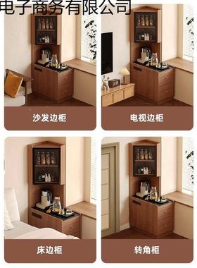 转置2物架墙角床头收纳柜客厅拐角茶台20WLA角5新款沙发的旁边侧
