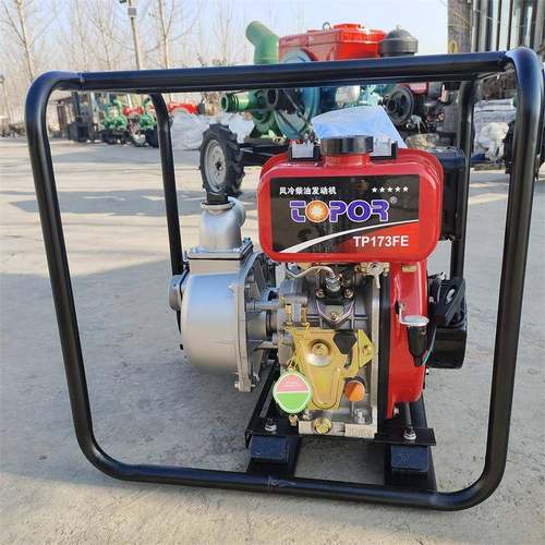 寸自吸泵手推款电启两用DIV吸160米鱼塘导水排水程排涝