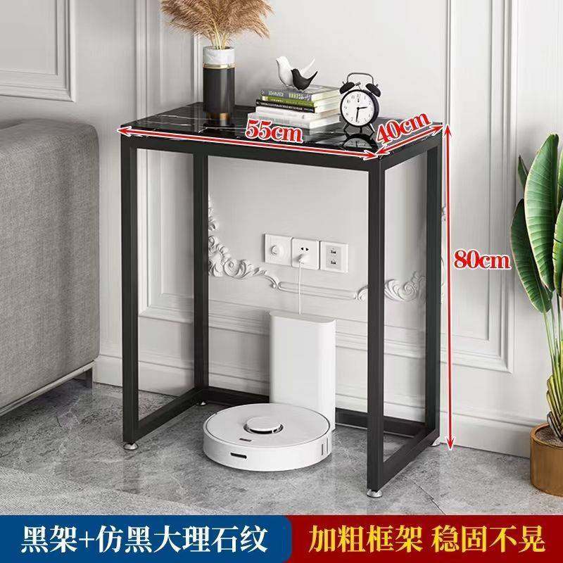 扫地机器人收纳柜饮水机置物架鱼缸架子客厅底座底柜花架床头角几