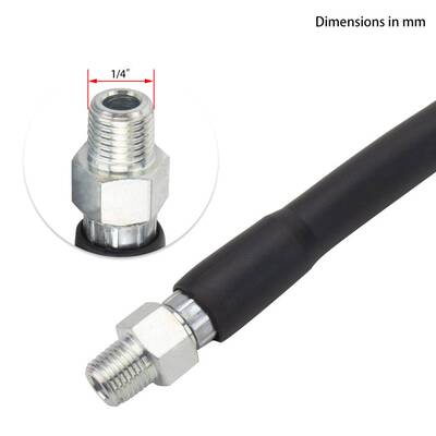 高压清洗机通污管组件下水道疏通高压管套件1/4