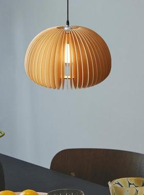 古款vintae南瓜灯餐厅新吊灯日式复GXI-NGDD卧室木灯艺术创意民宿