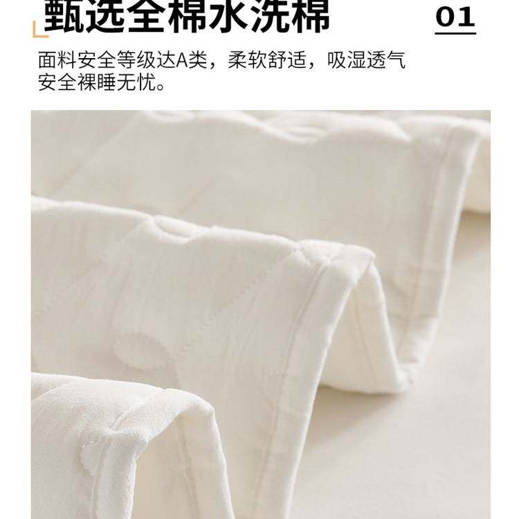 A类100全棉纯棉床笠单件夹棉全包床罩床垫保护罩防滑防尘床单套