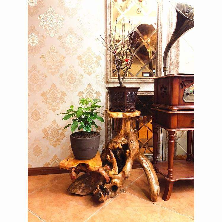 天然根雕花架底座原木客厅中式盆景鱼缸架实木树根艺阳台摆件仿古,玩具/童车/益智/积木/模型,垂直悬浮玩具,淘宝优惠券,粉丝福利购,淘宝优惠卷