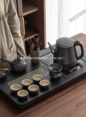 茶具型盘套装全自动一AL102612体家用小茶台一整套小水茶烧壶简约