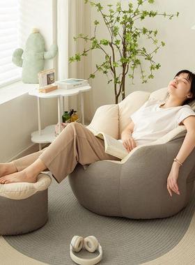 人沙发小发沙单人躺ZED椅卧室沙发椅懒阳台花网红小户型书房朵沙
