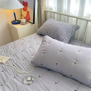 级棉床蝴蝶罩结5固定夹保护套母婴类1.单件夹棉绣花垫mA防滑席梦