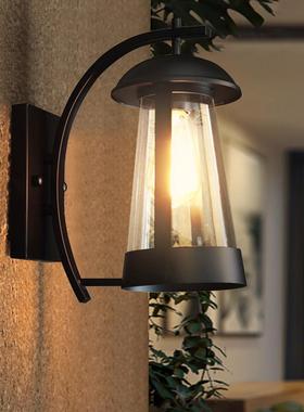 美式壁灯大门防水创户外入44143户灯复庭古意阳台柱走廊过道子灯