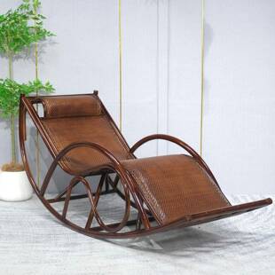 新款藤藤椅摇椅躺椅真阳用HSML-714休闲摇摇家椅大人老人台客厅庭