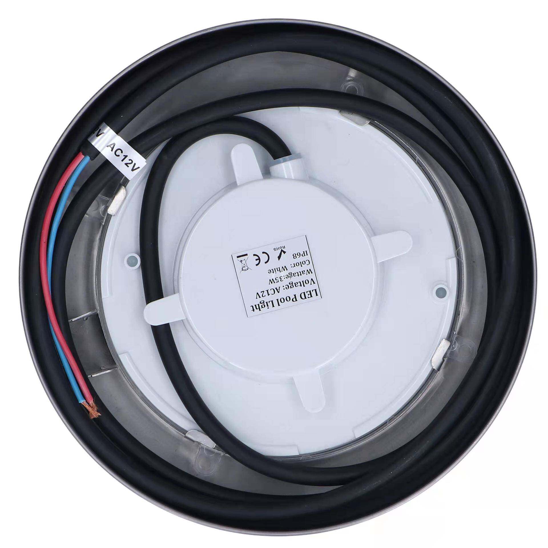 LED不锈钢挂壁式泳灯8W21SL-P-2A-5W35W水池泳池壁观灯景水下池灯