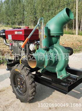 柴油带动抽水泵小型寸泵灌溉排水电机版水泵寸10KD-CSB-58寸6水泵