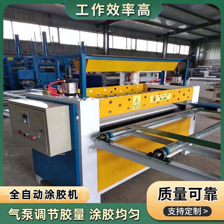 气动定位胶量外墙保温板过胶机AC-120匀滚胶均上单丁腈面胶辊白胶
