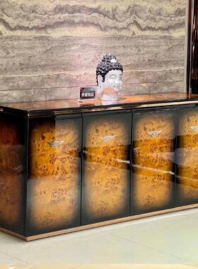 Bentley实木餐桌意式全奢高轻宾利豪宅宾利餐桌餐厅一桌六椅屋家