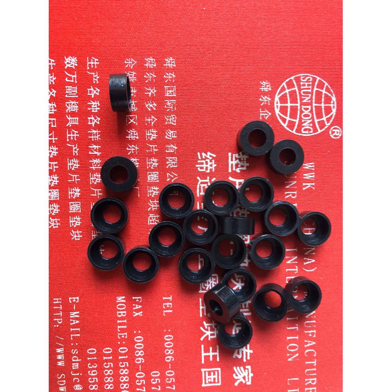 套筒塑塑QMT料垫圈料塑胶片垫黑色塑料垫圈
