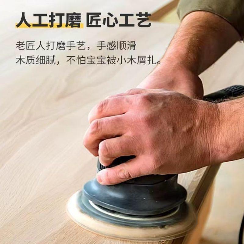 实木书架靠落地客儿童收纳格子书柜幼儿园家墙用置物厅储物架YWT