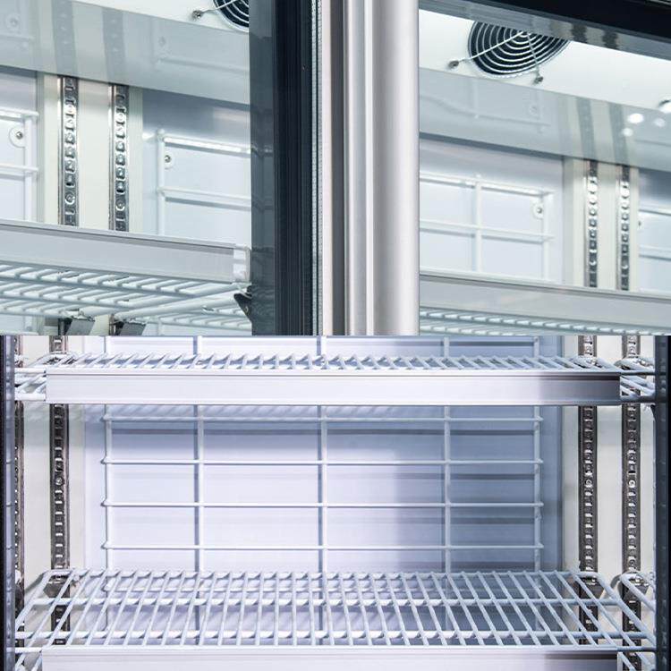 柜冰商用立式冷冻787柜超市大容量立式展示双门无霜冷柜柜料饮柜