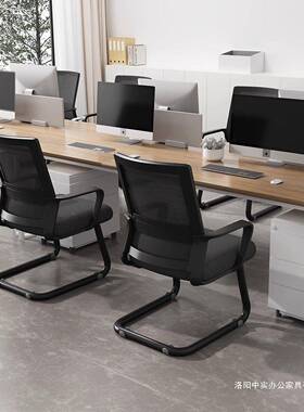 电脑椅子坐舒服轮会议办公闲休座椅不带URK滑久靠背椅家用舒适书