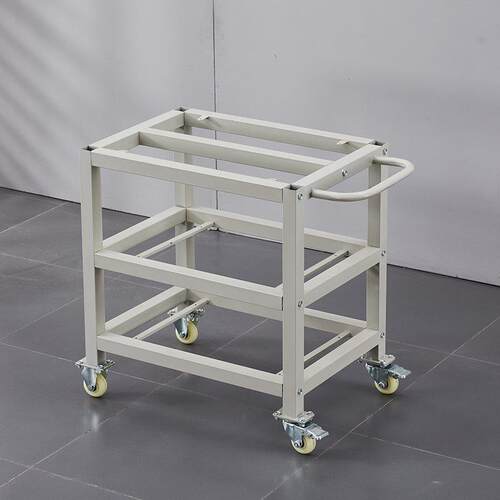 不IEU锈钢防静电可移动工推作台轮带生小产线周转车打包桌操作台