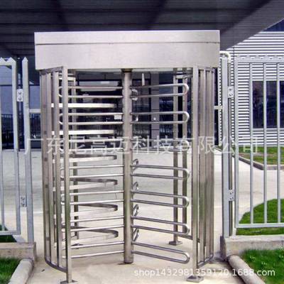 迈门禁考勤双所向通749道不锈钢全高门尼监狱高看守防尾随旋转滚