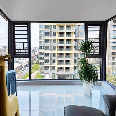 110系列断桥铝门窗纱窗一体平开窗封阳台推拉窗自建房铝合金门窗