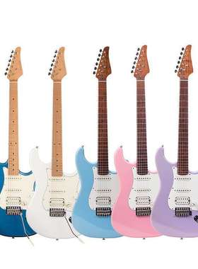 Farida法丽达电吉他F2020/3030初学入门进阶白色黑色成人儿童演出