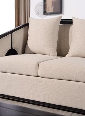 现代艺中式布沙发店tb-56847酒家具接样板间售楼部待洽谈沙发组合