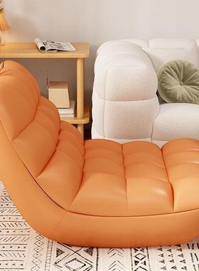 休懒人沙AL-80433发单人可可睡毛毛虫卧室躺小沙发躺榻榻米椅阳台