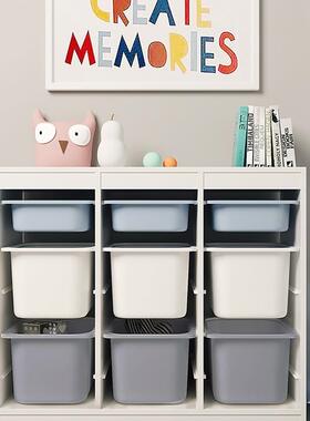 书实架木儿童玩具分类收纳整理架多层宝架幼HOQ宝儿园收纳柜