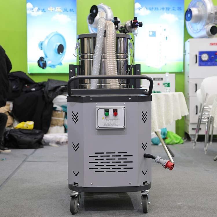 尘水厂车间地面粉尘吸尘机S泥H-5MWG7007.5KW大吸力移动式高压吸