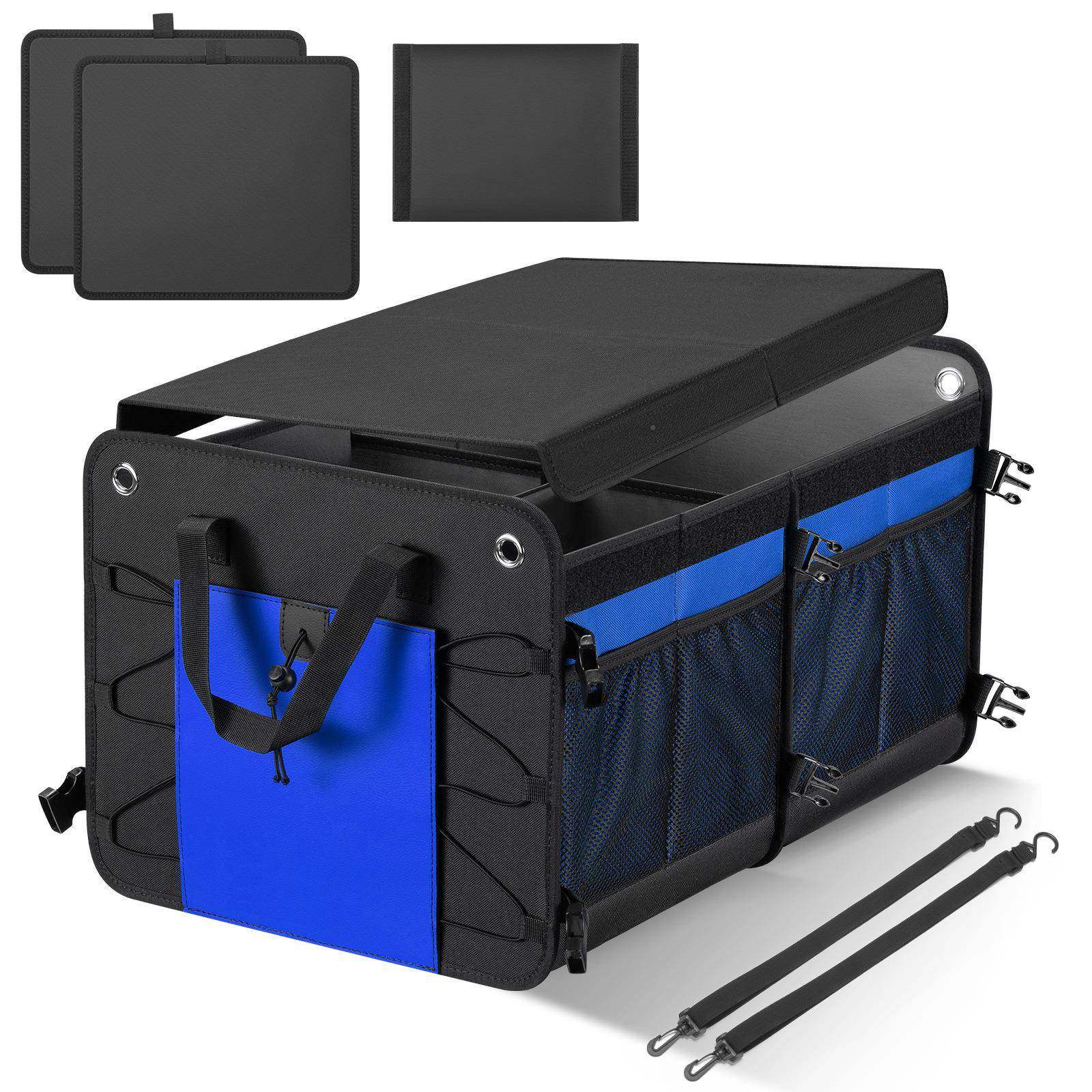 汽车后备箱物箱收纳箱车储载后尾整理收纳车上LNB用品实盒用厢大