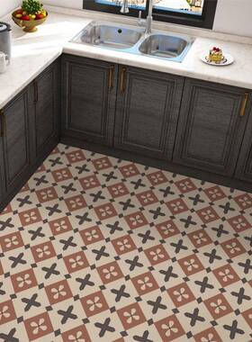 加厚耐磨地板贴粘地板自革PVC卫生间IZV地遮板翻新防防滑墙地贴水