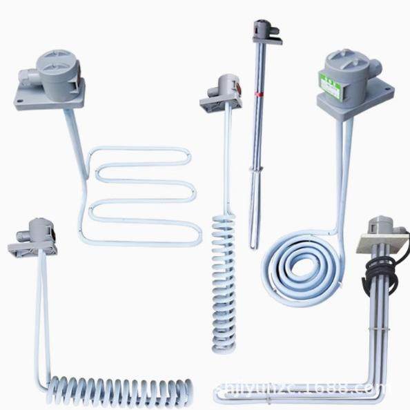 头蒸饭机圆加热管扁头蒸饭2柜发JZR热管220V80V蒸蒸箱车电热管1KW