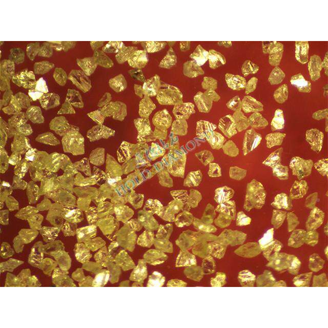 黄磨色研人造金刚石破碎料磨料锯切用COI砂轮锯片磨原材料耐金刚