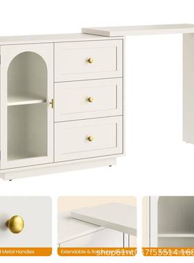 轻奢梳妆台斗纳化一体现柜代简约小户型卧室NZT多层收妆台