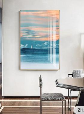 现代简约抽客大尺寸BLT-1418落地画术沙发背厅景画艺玄关走廊装饰