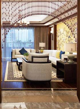 水门门桃木葫门芦帘珠帘风帘大门客厅卫生间隔断帘水F97MM75M晶挂