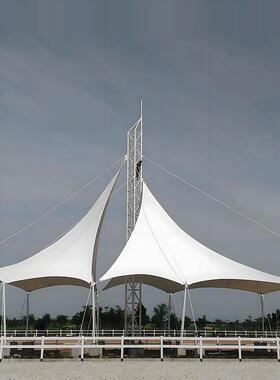 重庆四川成都贵州结景观棚汽车车张棚拉膜雨棚80606景观遮阳膜构