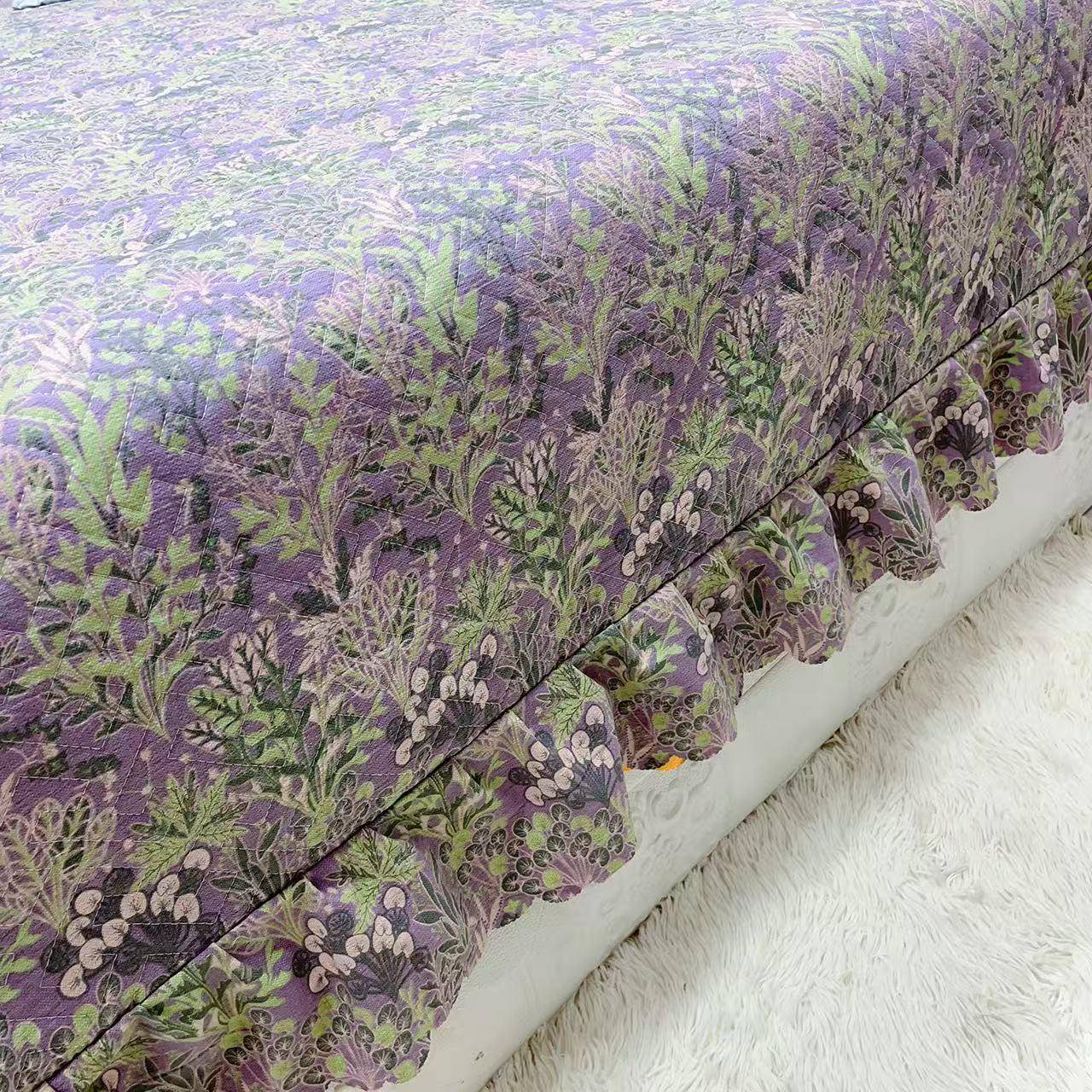 新款欧式加古典棉大加厚夹高端四季通用农床村大MHH炕盖榻榻米单