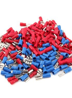 eBay热销1压20pc胶s冷接线端子组合盒装套FUX装橡绝0缘连接器
