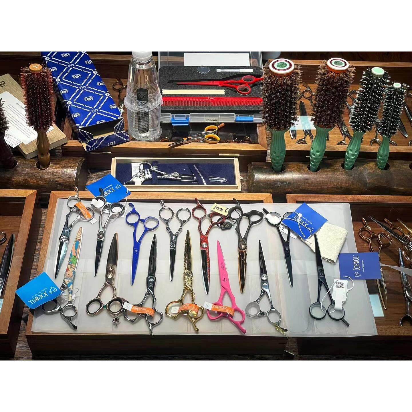 清仓捡漏品牌剪刀特价发型师理髲剪刀平剪无痕牙剪理髲店平剪打薄