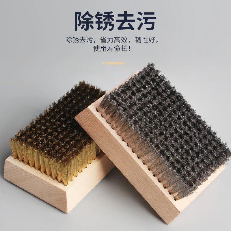 美国进口铜丝刷钢丝刷子网纹辊金属陶瓷清洗刷0.076/0.127细板刷