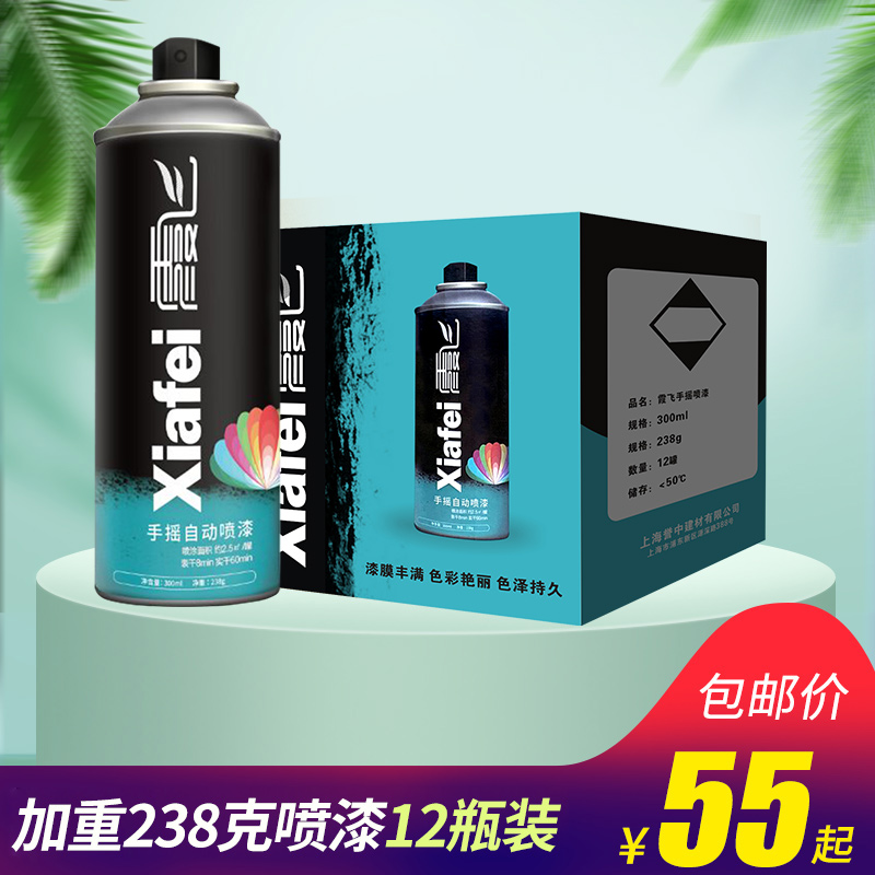 整箱瓶 自动喷漆轮毂汽车涂鸦墙面修复手摇喷漆罐油漆家具漆